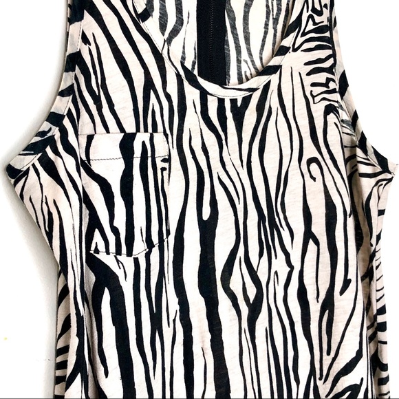Theory Zebra Print Top - Picture 3 of 7